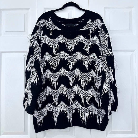 Urban Outfitters UO MINKPINK Fringes Sweater, Loose Fit, US L - Picture 1 of 7